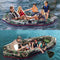 10 feet Inflatable Sport Boats for Adults, 4-5 Person Professional Fishing Dinghy Boat - Rafting Tender with Inflatable Cushion & Paddle
