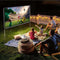 120 Inch (16:9) HD 4K Outdoor Indoor Portable Projector Screen with Stand