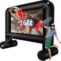 16 Feet Inflatable Movie Screen Outdoor Theater Blow Up Projection Screen Front & Rear Projection