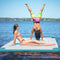 Inflatable Floating Dock, 6x8 ft Inflatable Dock Platform for Lake Floating Island with None-Slip Surface, Air Pump, Carry Bag for Lake Ocean - Inflatableout